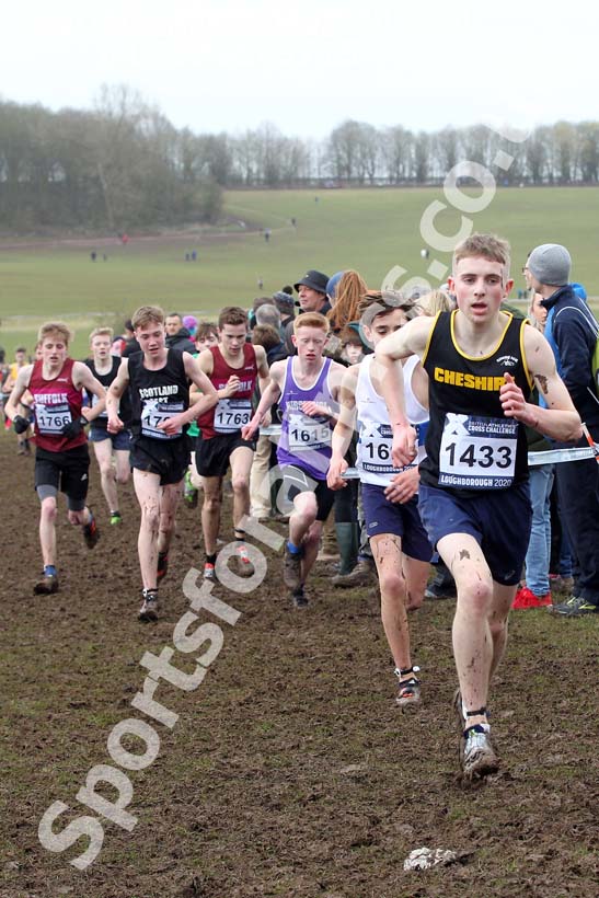 Boys under-15s, 2020 British Athletics Inter Counties Cross Country Champs., Prestwold Hall, Loughborough. Photo: David T. Hewitson/Sports for All Pics